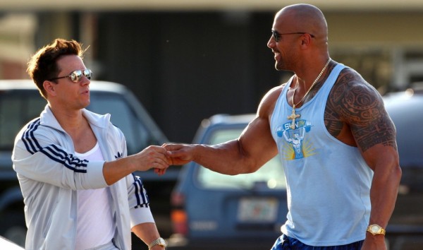 Mark Wahlberg and Dwayne Johnson in Michael Bay's 'Pain & Gain'