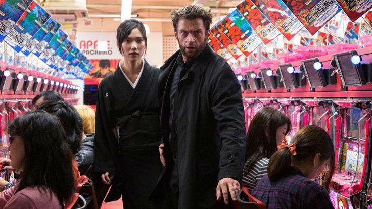 Hugh Jackman and Tao Okamoto in 'The Wolverine' (20th Century Fox)